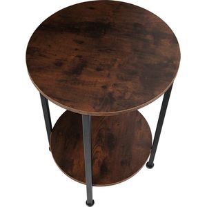 Tectake - Bijzettafel Ballina Industrial Dar - Sidetable - 404217