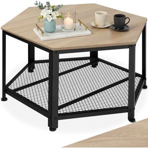 SEVVA® Home Mobiele Bijzettafel Julie Hout Aanbieding ⏰ | Vo