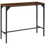 Tectake - Bartafel Kerry - Keukentafel - Eettafel - Industrial Dark - LxBxH  120 X 40 X 100,5 cm