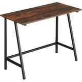 Tectake - Bureau Newton Industrieel Donkerbruin - 100 X 50 X 77 cm - 404421