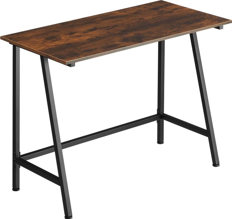 Tectake - Bureau Newton Industrieel Donkerbruin - 100 X 50 X 77 cm - 404421