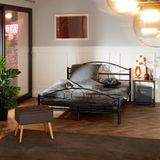 Tectake® - Slaapkamerbed met Lattenbodem - Romantisch Design - 140x200cm - 404515