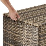 Tectake® - Kussenbox Opbergbox Kuusamo - Natuur - 404556