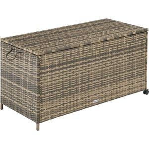 Tectake® - Kussenbox Opbergbox Kuusamo - Natuur - 404556