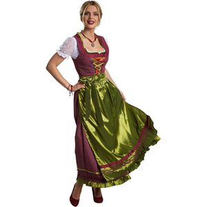 dressforfun - Maxi Dirndl Ruhpolding - Verkleedkleding - XXL - Katoen