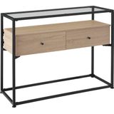 Tectake - Consoletafel Dressoir Sidetable Reading - Industrieel - Lichtbruin - 101,5x41,5x80,5cm