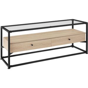 Tectake - Sideboard Dressoir Maidenhead - Industrieel - Lichtbruin - 121,5x41,5x50,5cm - 404693