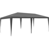 Tuinpaviljoen Vivara 6x3m met 5 zijdelen - grijs