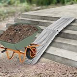 Oprijplaten - Geperforeerd - Verzinkt Staal - 2-delige Set