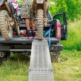 Oprijplaten - Geperforeerd - Verzinkt Staal - 2-delige Set