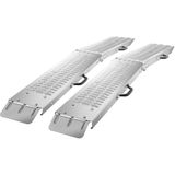 Oprijplaten - Geperforeerd - Verzinkt Staal - 2-delige Set