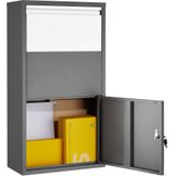 Pakketbox Fortress - Brievenbus - Gep poedercoat Staal - Ruim