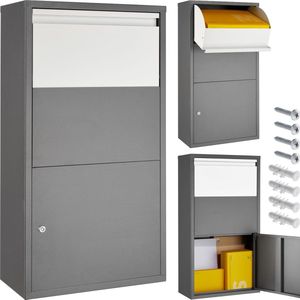 Pakketbox Fortress - Brievenbus - Gep poedercoat Staal - Ruim