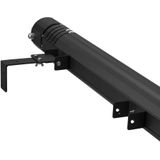 tectake® Infrarotheizstrahler , 3 Leistungsstufen, 1000, 2000 und 3000 W, Aluminiumgehäuse, neigbar, einfache Montage, 95 x 11 x 10,5 cm