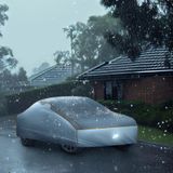 tectake® Autohoes - Waterdicht - Ademend - Inclusief Opbergtas - Voor Buiten