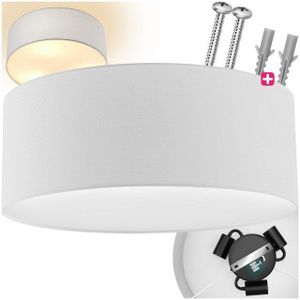 tectake® Deckenleuchte, Stahlgestell, 40 W, für bis zu 3 Glühbirnen, 40 x 15,5 cm