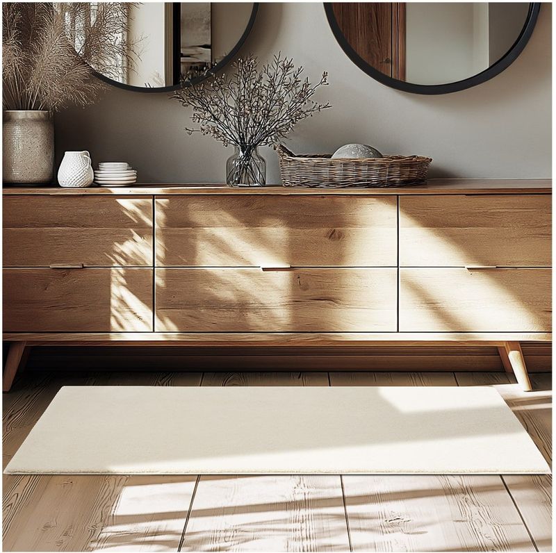 Vloerkleed - Beige - Viscose