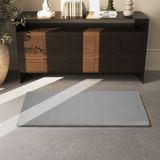 Tectake - Soft Zone - Vloerkleed - Grijs - 80 x 150 cm, Antislip Onderkant