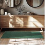 Soft Zone - Vloerkleed - Groen - 80 x 150 cm - Polyester met Antislip Onderkant