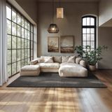 Vloerkleed - Blauw - Wol