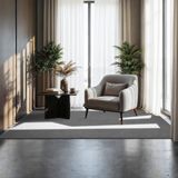 Vloerkleed - Grijs - Polyester