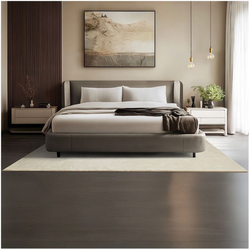 Vloerkleed - Grijs - Wol