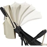 tectake® Buggy-Kinderwagen, Einhand-Klappmechanismus, mit 5-Punkt-Gurt, Feststellbremse, Schutzbügel, pulverbeschichtetes Stahlgestell und pflegeleichter Stoffbezug, für 0 bis 36 Monate geeignet, Belastbarkeit 15 kg