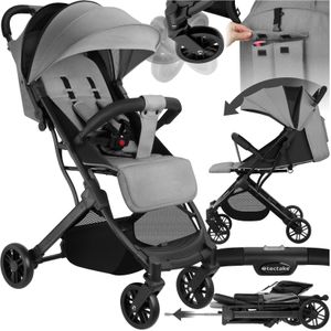 Tectake - Finn - Buggy - Zwart - Stof - Inklapbaar