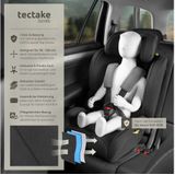 Autostoel Emely, 5-puntsgordel, i-Size goedkeuring, met ISOFIX - donkergrijs / zwart