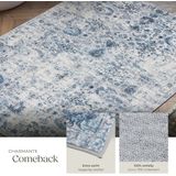 Vloerkleed - Grijs - Polyester