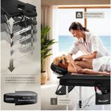 Tectake - Ko Tao - Massagetafel - Inklapbaar - Aluminium - 3-Zones
