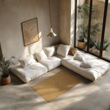 Tectake - Raya - Vloerkleed - Jute-look - Voor binnen en buiten, onderhoudsvriendelijk