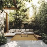 tectake - Raya - Vloerkleed - 160 x 230 cm - Jute-look