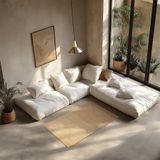 Vloerkleed - Grijs - Wol