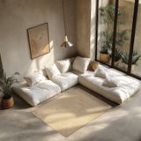 Gevlochten Vloerkleed Vibe - Jute - 120 x 170 cm - Boho-Stijl