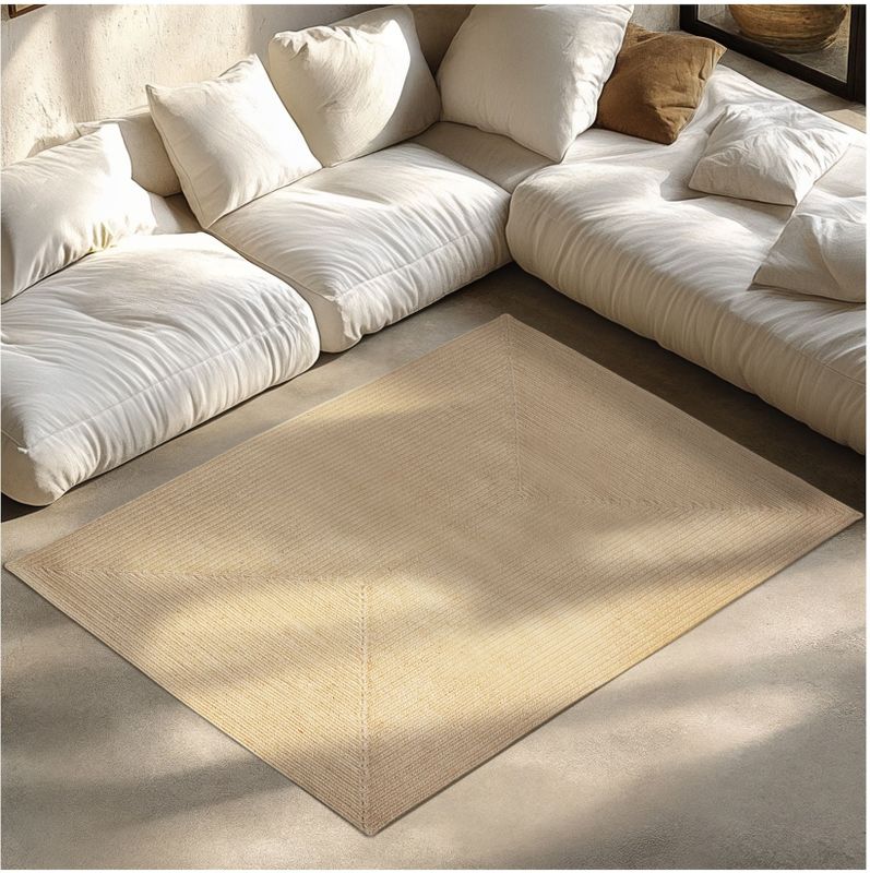 Gevlochten Vloerkleed Vibe - Jute - 120 x 170 cm - Boho-Stijl