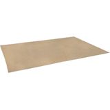 Tectake - Vibe - Vloerkleed - Beige - Gevlochten van Jute en Polyester