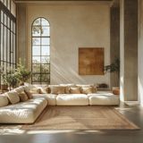 tectake - Glim - Vloerkleed - Jute - Handgeweven, Onderhoudsvriendelijk, 290x200cm