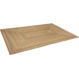 tectake - Glim - Vloerkleed - Jute - Handgeweven, Onderhoudsvriendelijk, 290x200cm