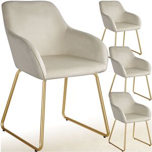 mcc direct Esszimmerstühle im 4er Set Küchenstuhl Bürostuhl Lounge Stuhl Designer Schalenstuhl