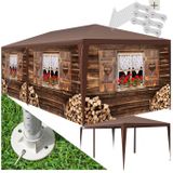 Paviljoen Almchalet met verwijderbare zijdelen - 6 m