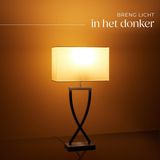 Lampvoet - Zwart - Metaal