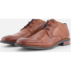 Bugatti - 390319 - Veterschoenen - Cognac - Leer