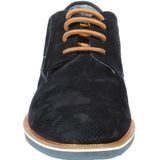 Bugatti - Halve Schoenen - Donkerblauw - Suède en Leer