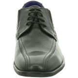 Casual - Zwart - Veterschoen - Leer/Textiel