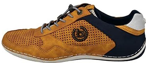 Bugatti - Casual Sneakers - Geel - Flexibele Zool - Ademend Ontwerp