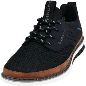 bugatti Schnürschuh mit Lochmuster, Freizeitschuh, Halbschuh, Schnürschuh
