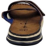 bugatti Sandalen voor de zomer, leer en textiel, heren, Cognac., 42 EU