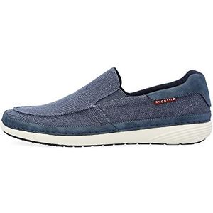 bugatti Heren Marz Mocassin, blauw, 43 EU