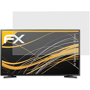 atFoliX Beschermfolie compatibel met Samsung N5375 32 Inch Schermbeschermer, anti-reflecterend en schokabsorberend FX Folie